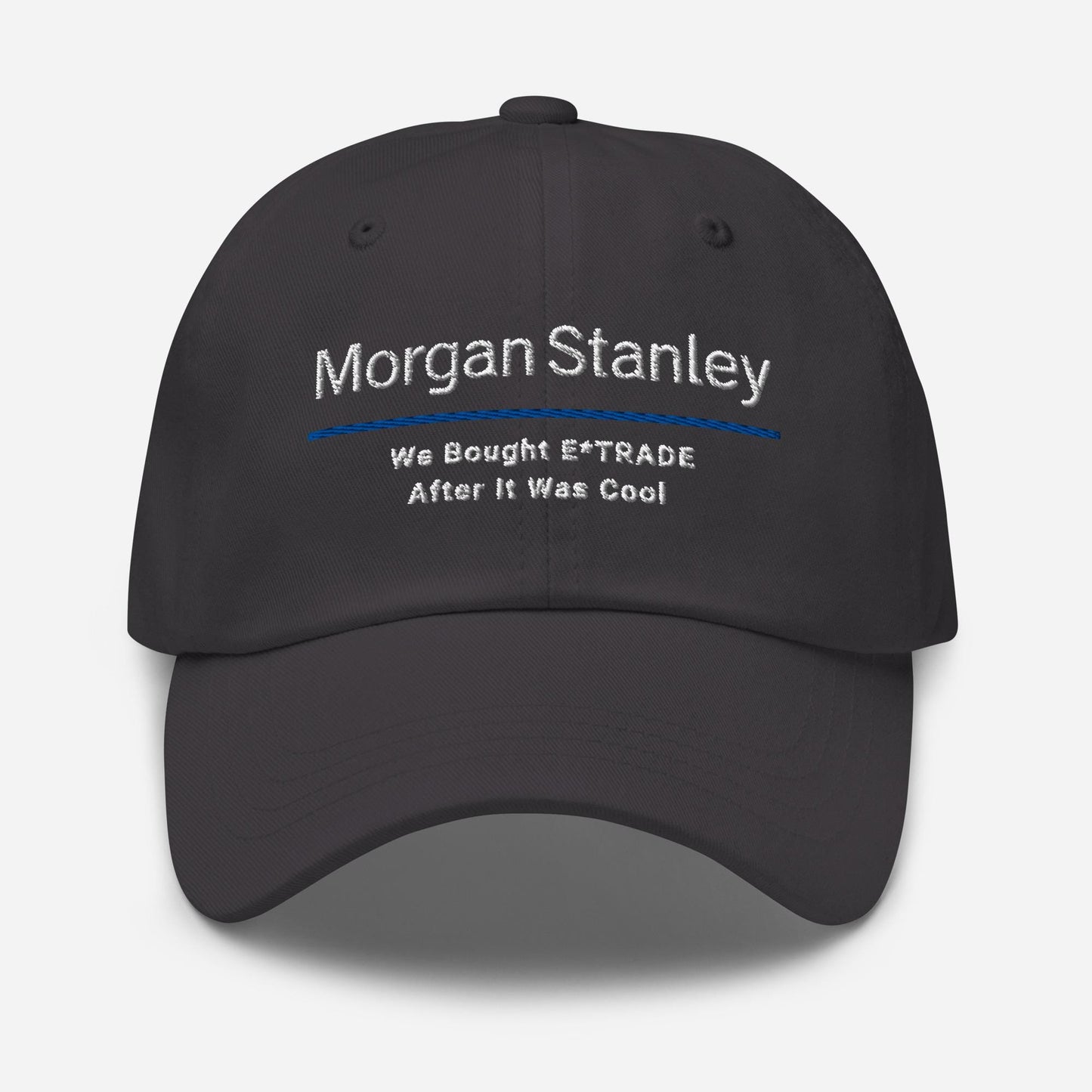 Morgan Stanley Parody Dad Hat: Finance Humor Gift