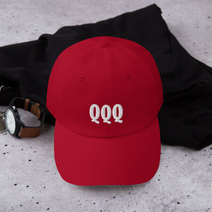 QQQ ETF Meme Hat: Embroidered Stocks Ticker