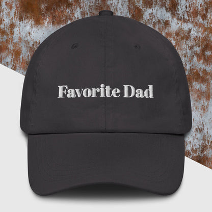 Favorite Dad Hat Father's Day Gift | Funny New Dad Baseball Cap | Husband Birthday Present Dad Life