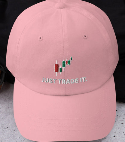 Embroidered Stock Market Dad Hat: Crypto Trader Cap