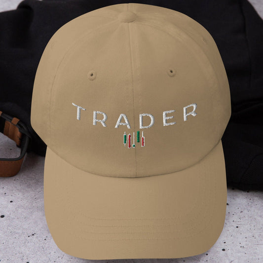 Trader Dad Hat: Candlestick Chart Design, Finance Gift