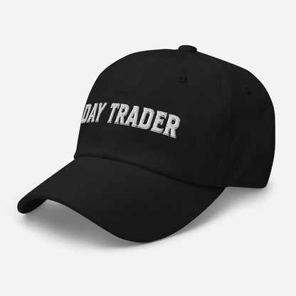 Day Trader Dad Hat: Embroidered Cotton Twill Baseball Cap