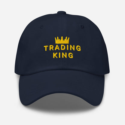 Trading King Dad Hat: Stock Market Trader Gift