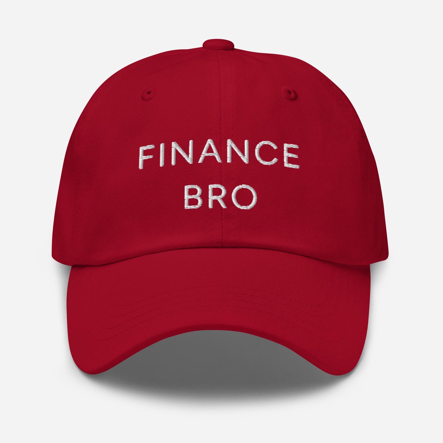 Finance Bro Dad Hat: Funny Stock Trader Gift