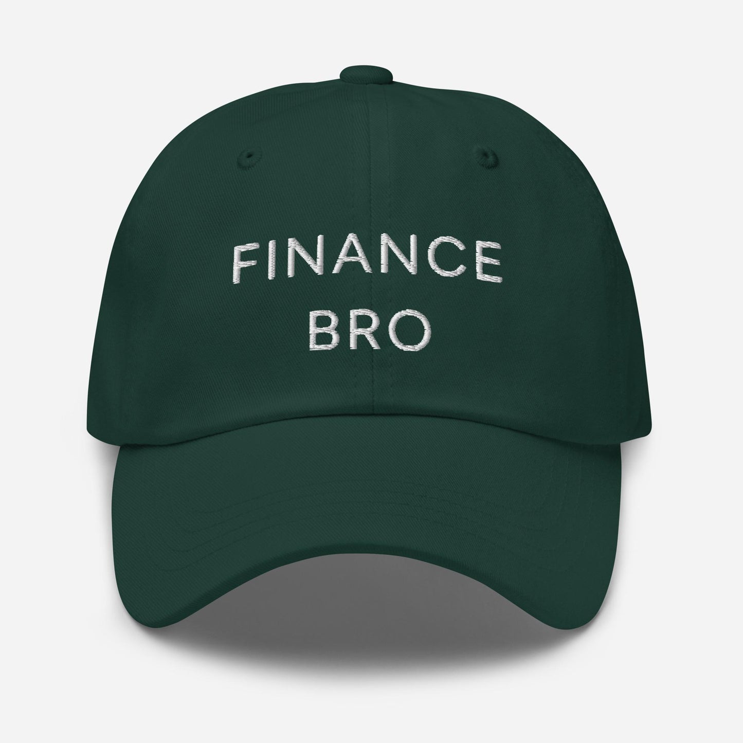 Finance Bro Dad Hat: Funny Stock Trader Gift