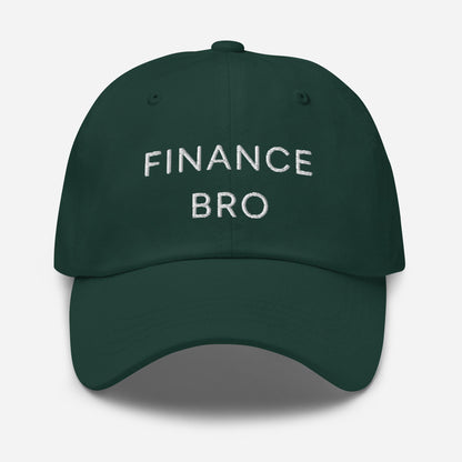Finance Bro Dad Hat: Funny Stock Trader Gift