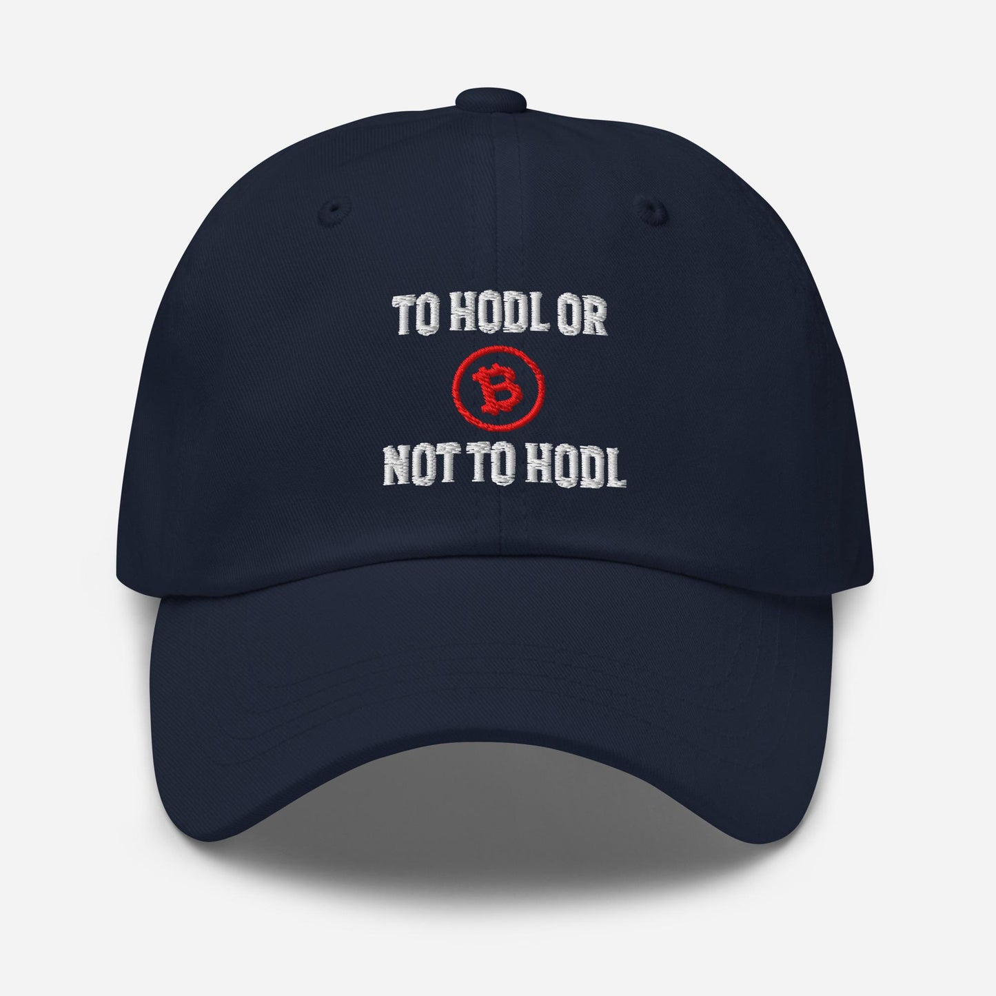 To HODL or Not Dad Hat: Funny Bitcoin Crypto Trader Gift