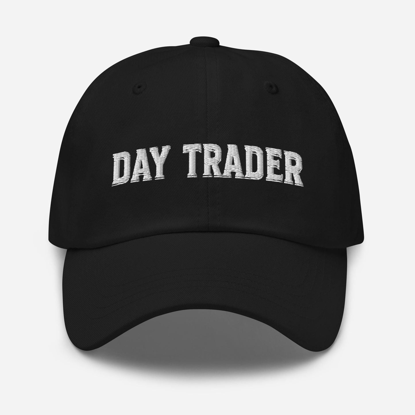 Day Trader Dad Hat: Embroidered Cotton Twill Baseball Cap