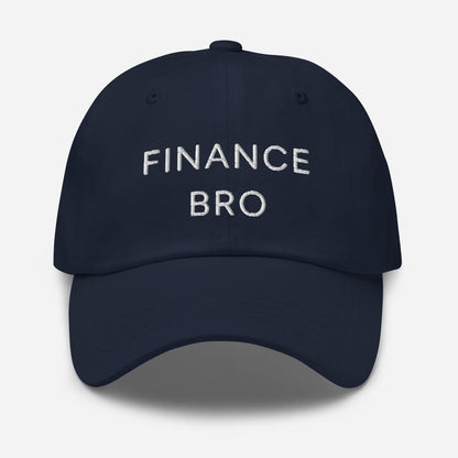 Finance Bro Dad Hat: Funny Stock Trader Gift
