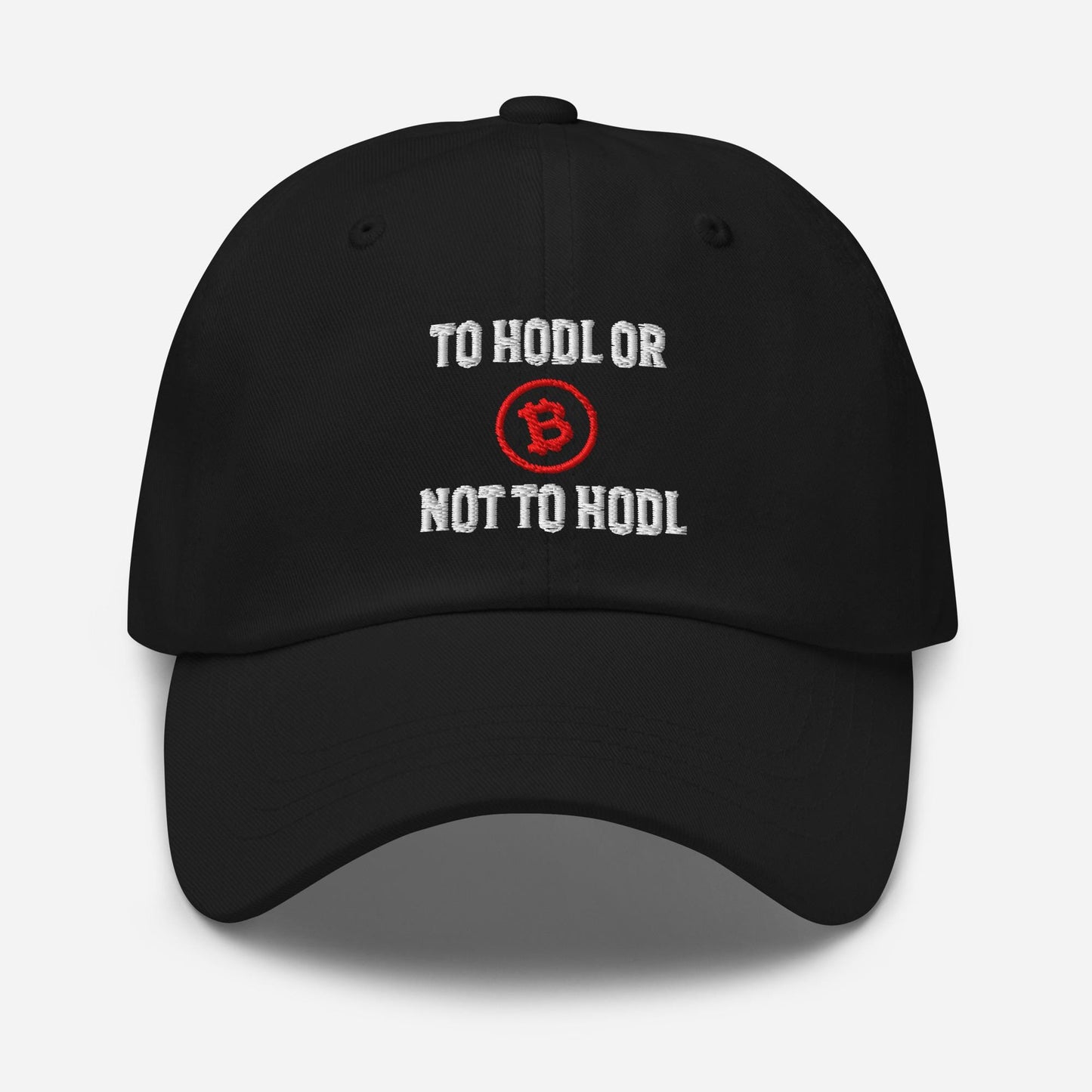 To HODL or Not Dad Hat: Funny Bitcoin Crypto Trader Gift