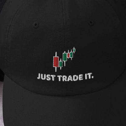 Embroidered Stock Market Dad Hat: Crypto Trader Cap