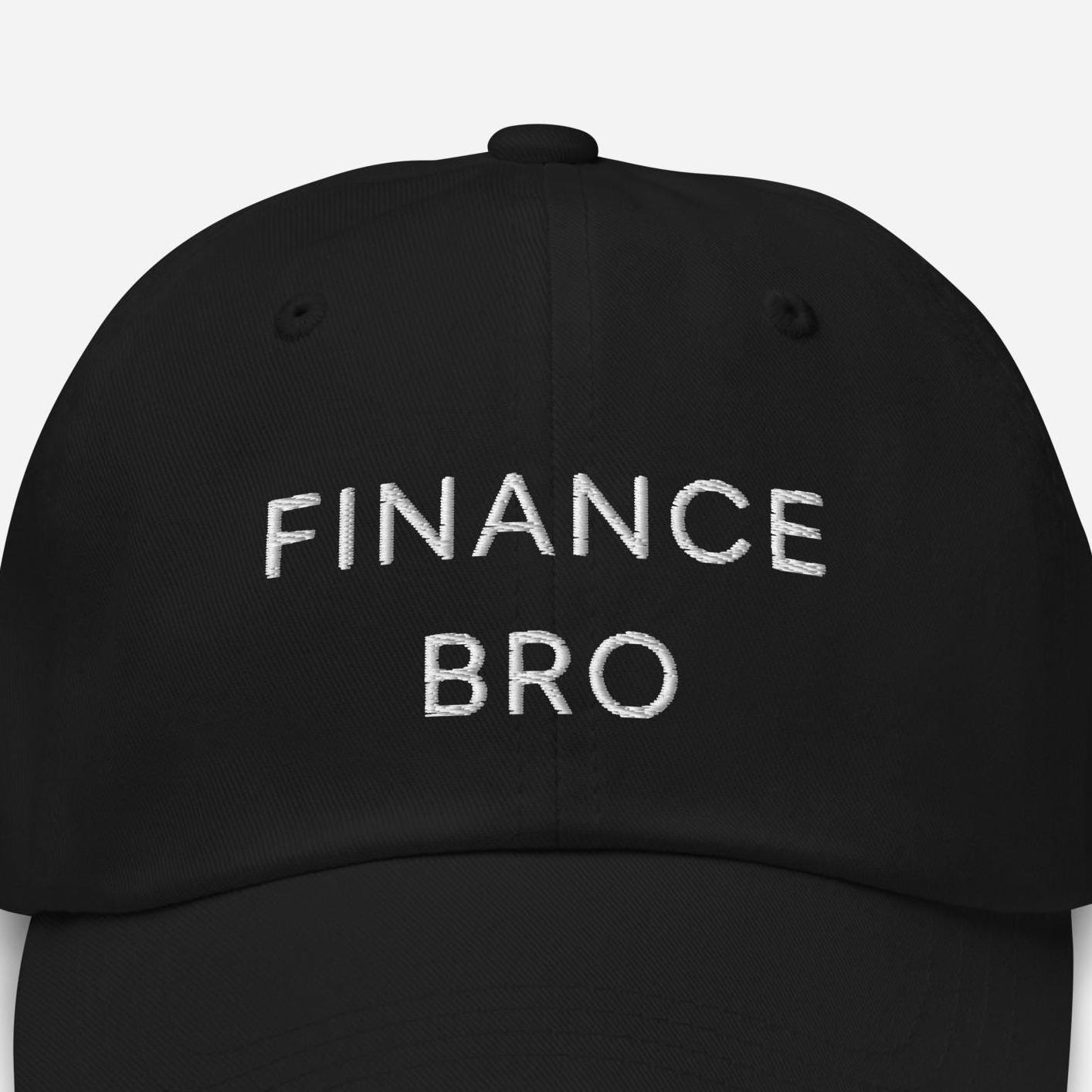 Finance Bro Dad Hat: Funny Stock Trader Gift