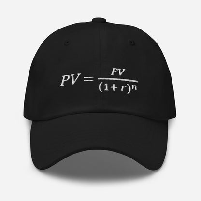 Time Value of Money Dad Hat: Finance Nerd Gift