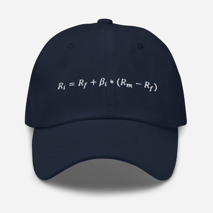 Funny Finance Equation Dad Hat - Investor Gift