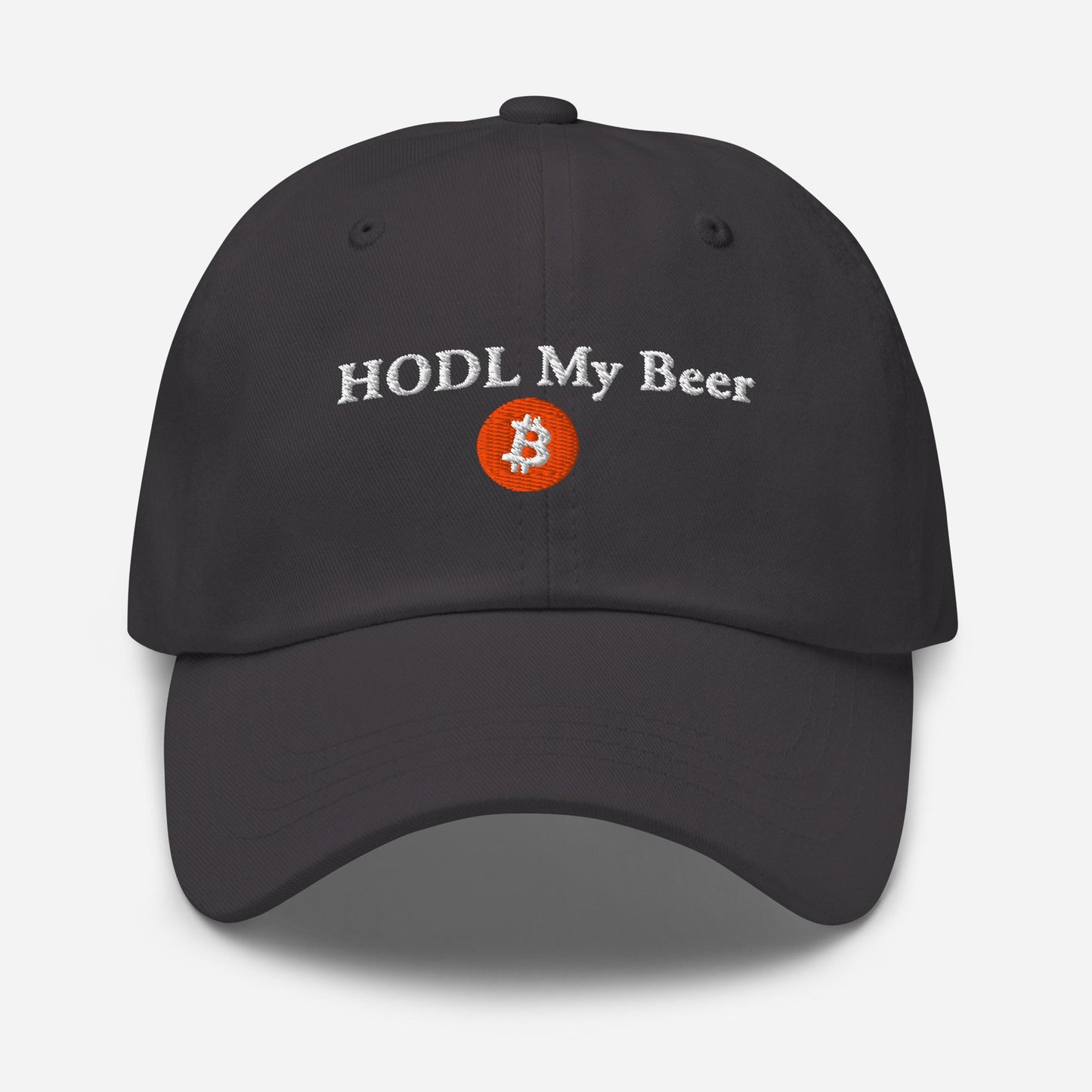 HODL My Beer | Dad Hat embroided gift | for Trader Dads Crypto currency | bitcoiner | financier