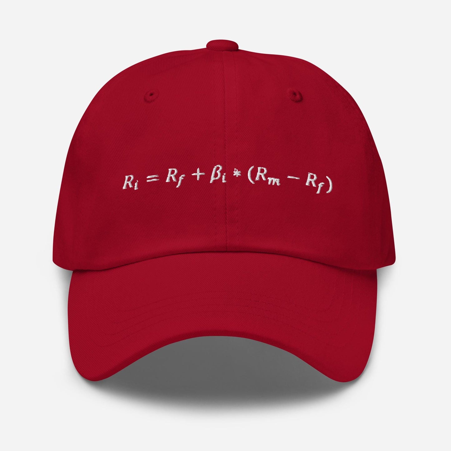 Funny Finance Equation Dad Hat - Investor Gift