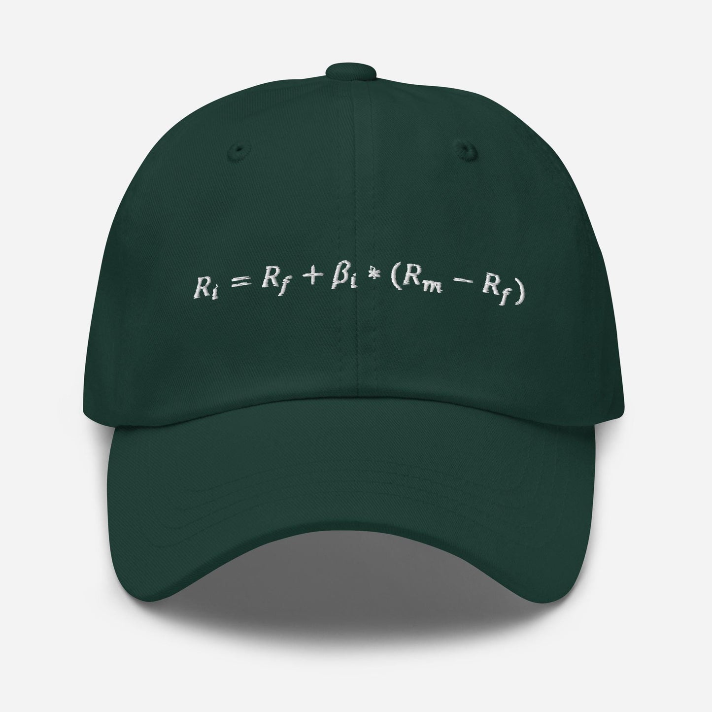 Funny Finance Equation Dad Hat - Investor Gift