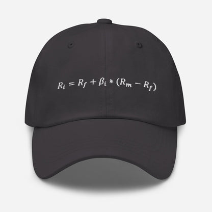 Funny Finance Equation Dad Hat - Investor Gift