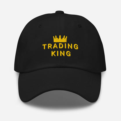 Trading King Dad Hat: Stock Market Trader Gift