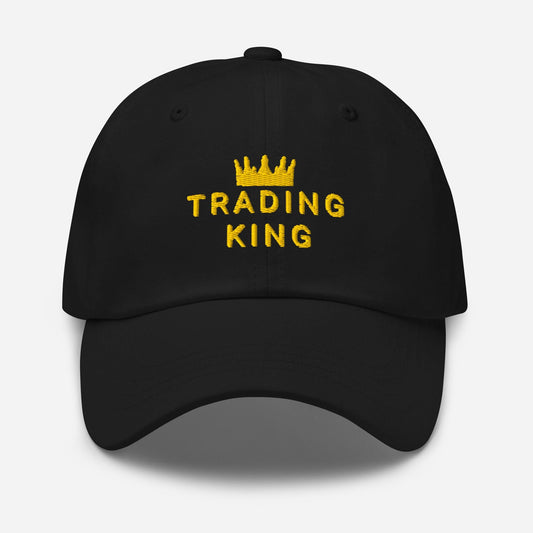 Trading King Dad Hat: Stock Market Trader Gift