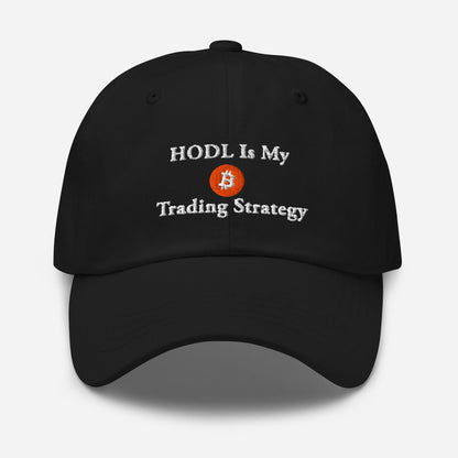 HODL Bitcoin Dad Hat: Embroidered Crypto Meme Gift