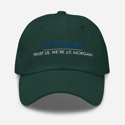 JP Morgan Parody Dad Hat: Finance Humor Gift