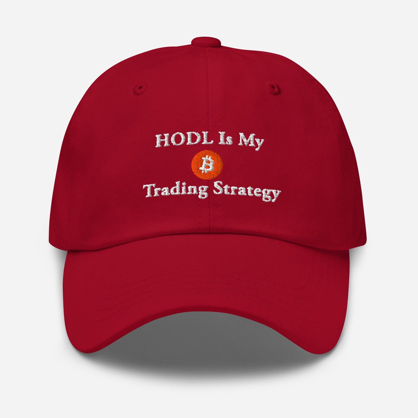 HODL Bitcoin Dad Hat: Embroidered Crypto Meme Gift