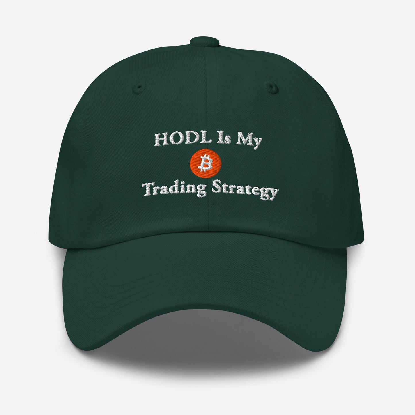 HODL Bitcoin Dad Hat: Embroidered Crypto Meme Gift