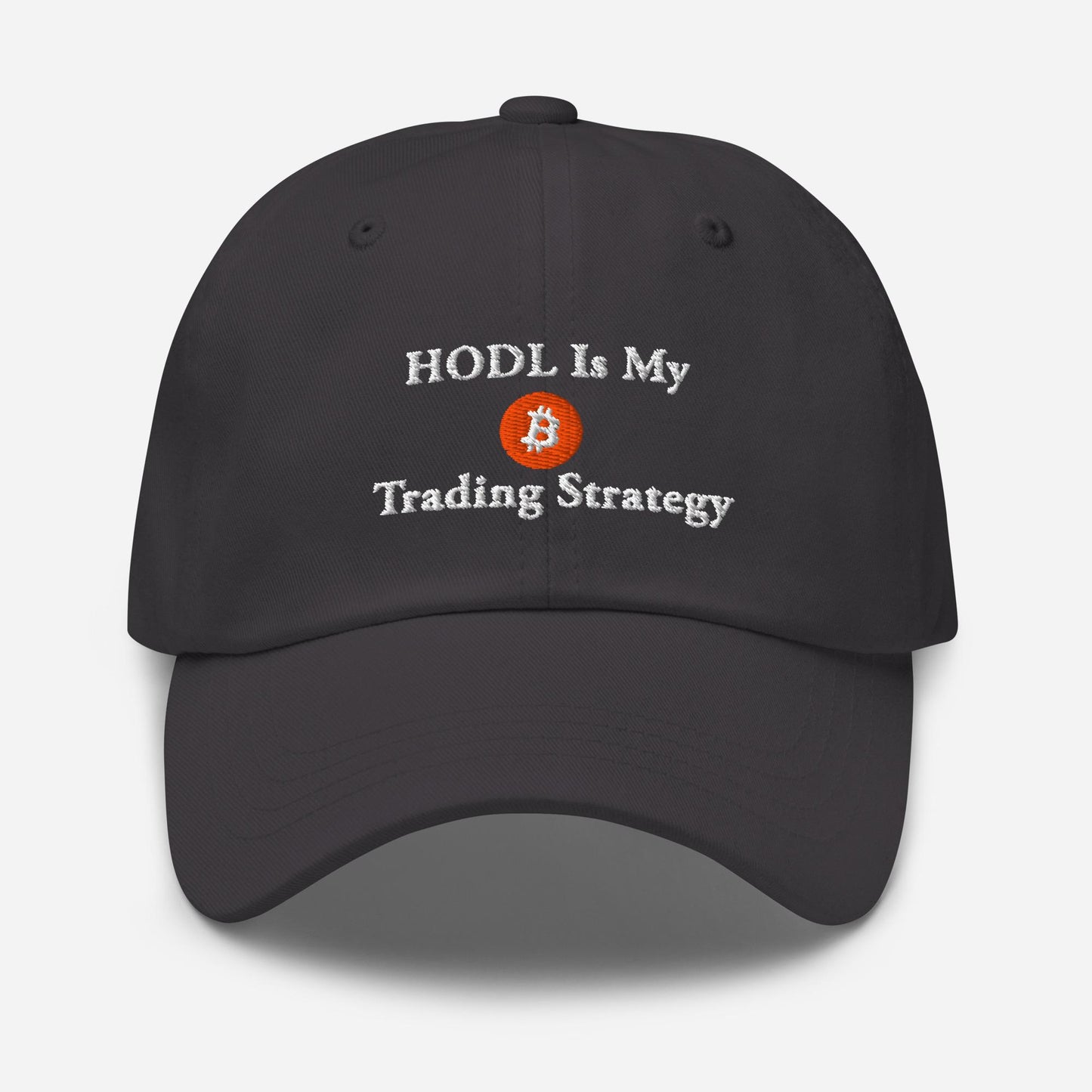 HODL Bitcoin Dad Hat: Embroidered Crypto Meme Gift