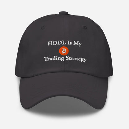 HODL Bitcoin Dad Hat: Embroidered Crypto Meme Gift