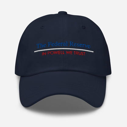 In Powell We Trust Dad Hat: Finance Humor Gift