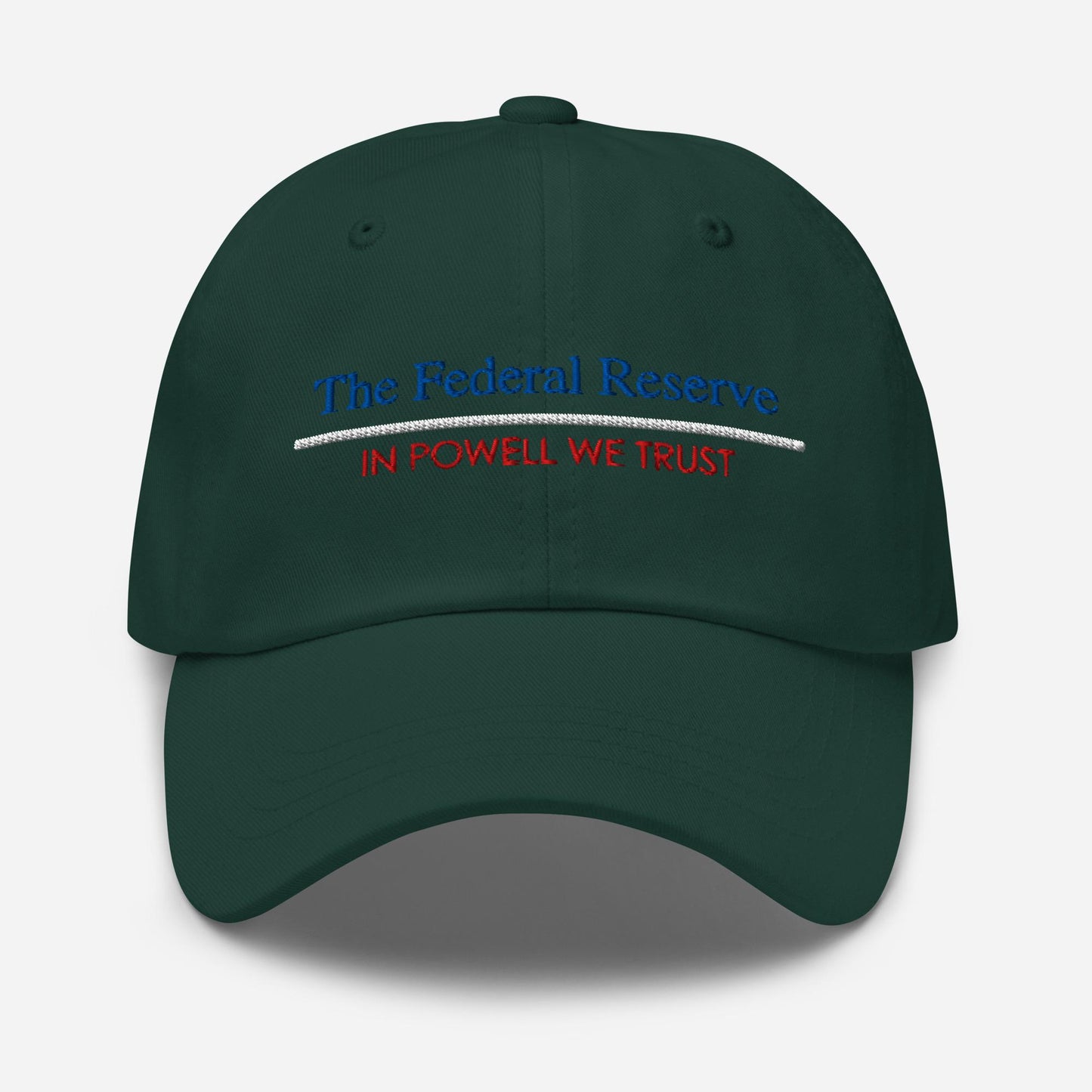 In Powell We Trust Dad Hat: Finance Humor Gift