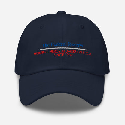 Federal Reserve Dad Hat: Jackson Hole Macroeconomics Gift