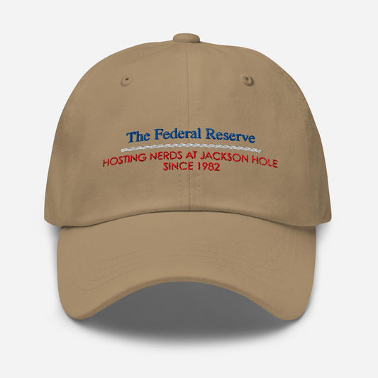 Federal Reserve Dad Hat: Jackson Hole Macroeconomics Gift