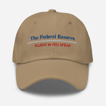 Fluent in Fed Speak Dad Hat - Finance Gift