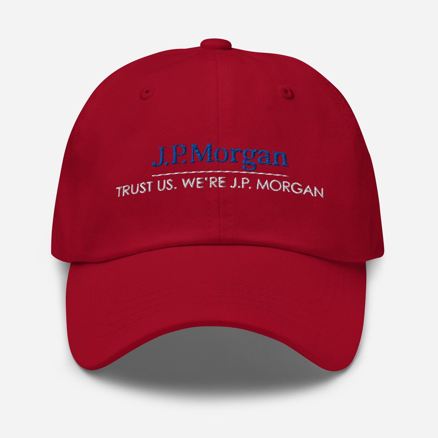 JP Morgan Parody Dad Hat: Finance Humor Gift