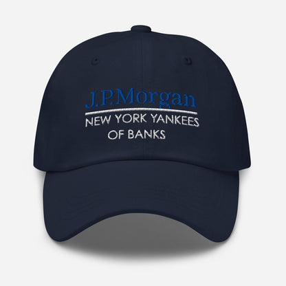 JP Morgan Dad Hat: New York Yankees of Banks, Finance Gift