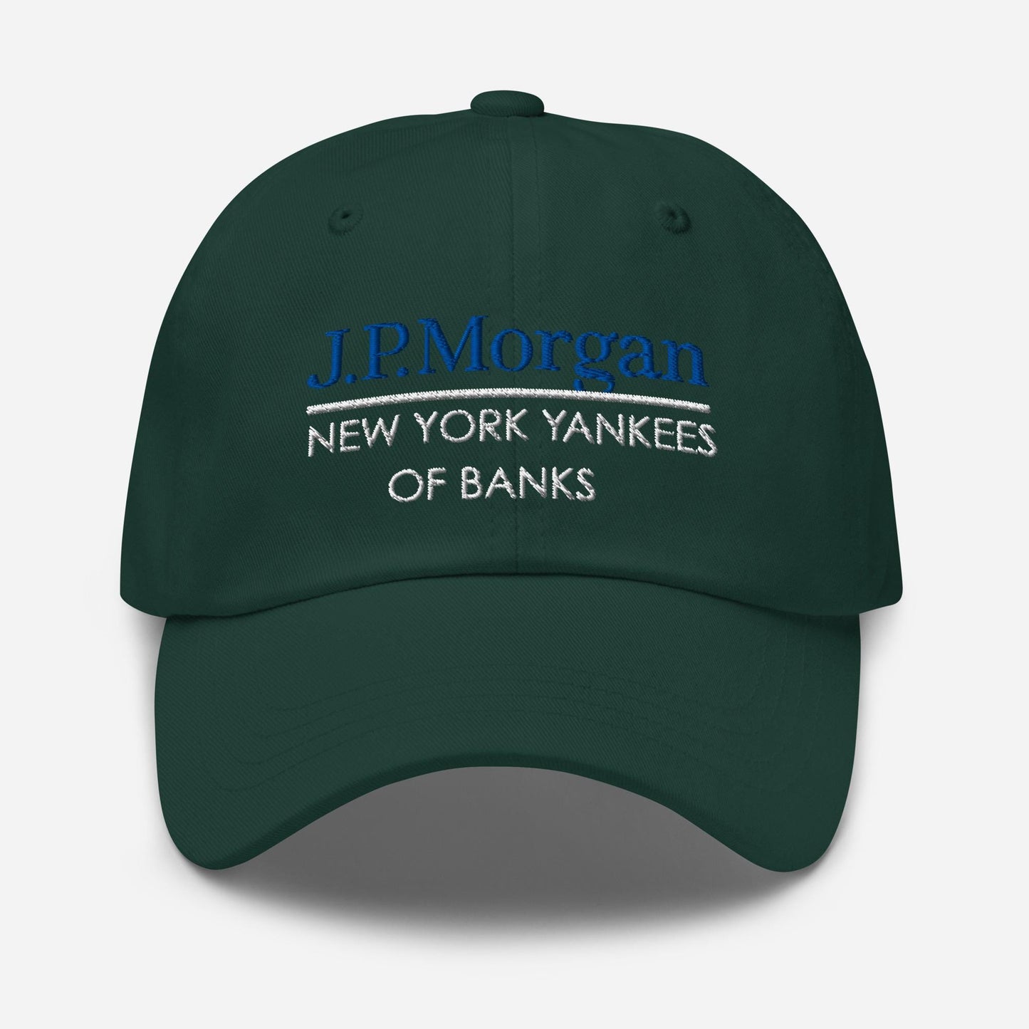 JP Morgan Dad Hat: New York Yankees of Banks, Finance Gift
