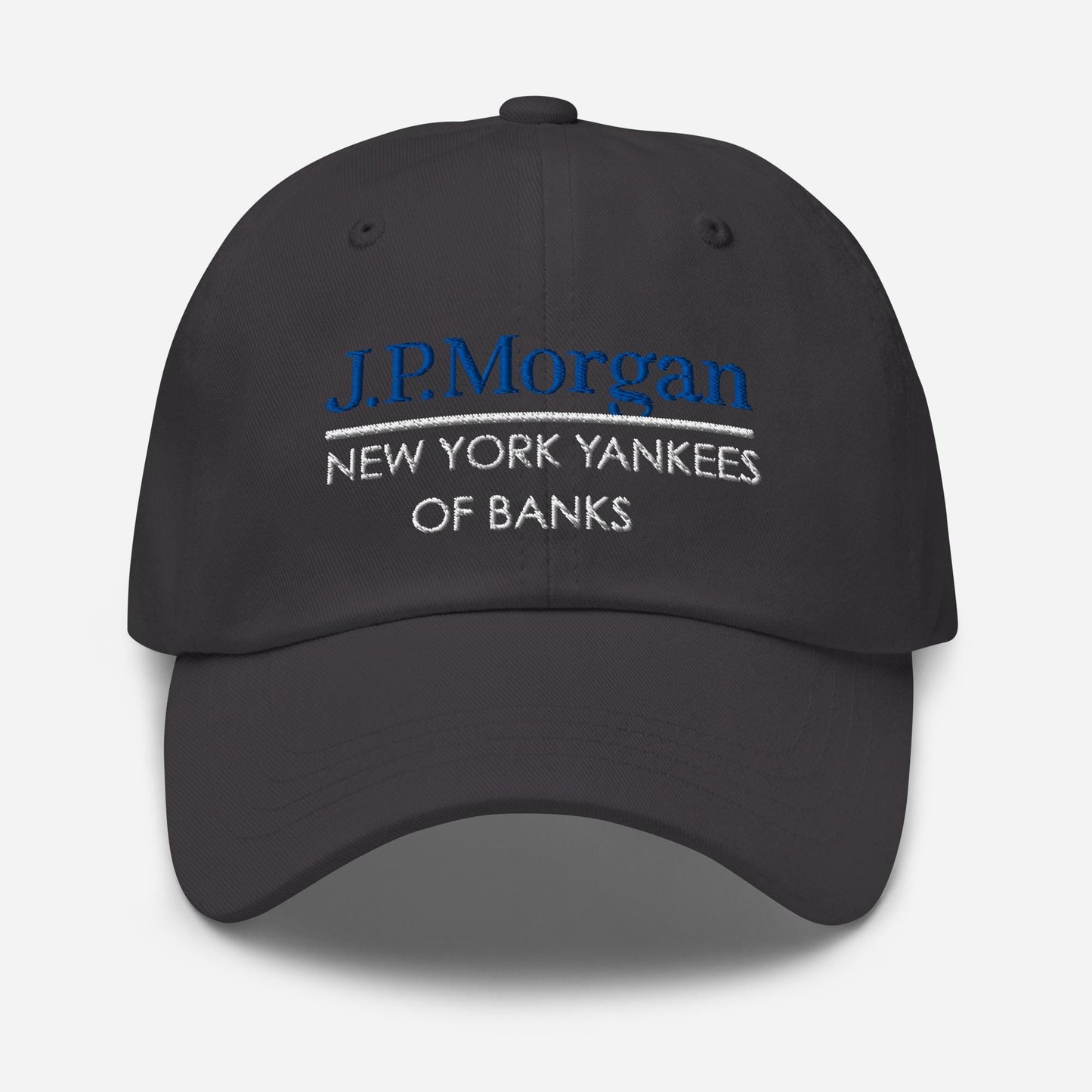 JP Morgan Dad Hat: New York Yankees of Banks, Finance Gift