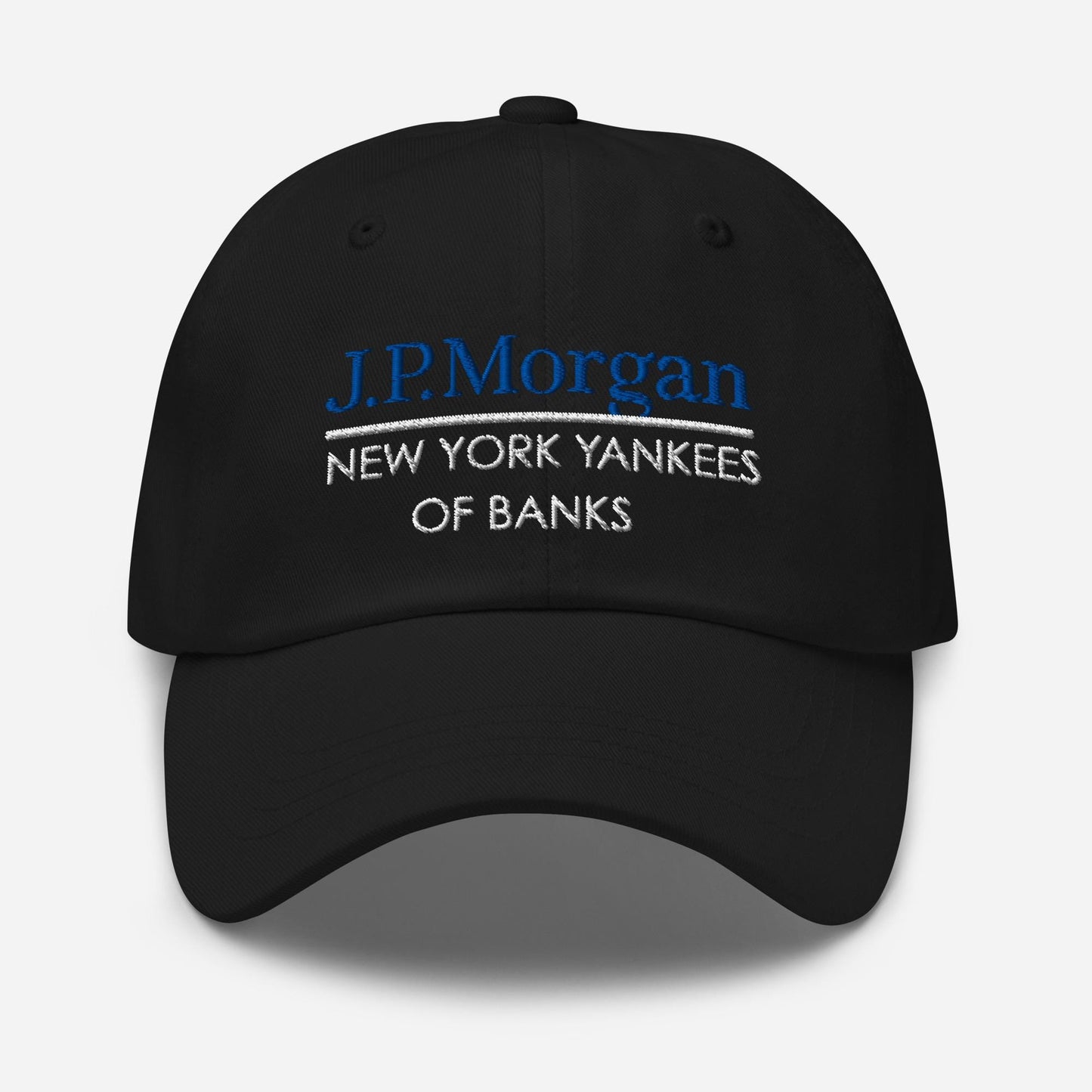JP Morgan Dad Hat: New York Yankees of Banks, Finance Gift