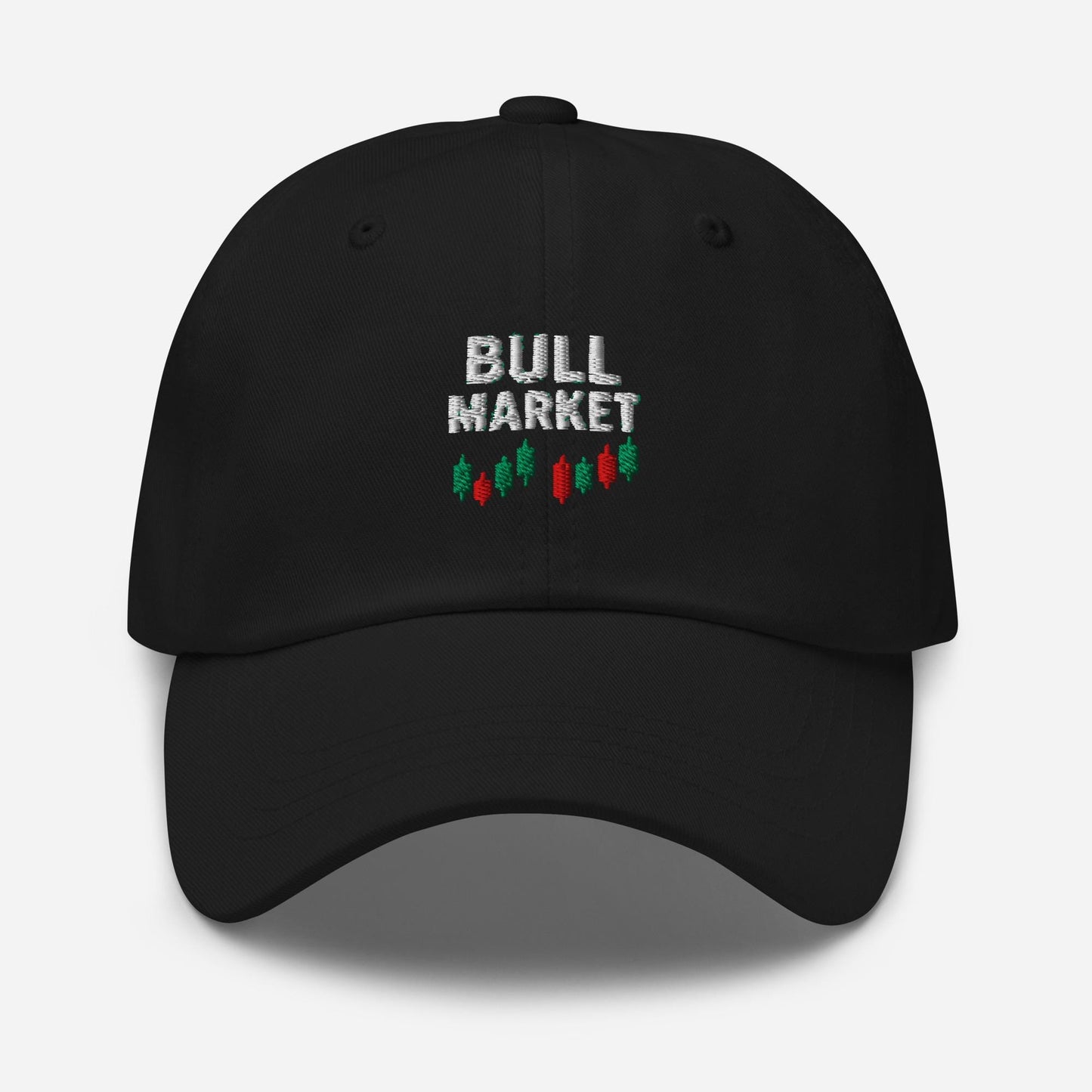Bull Market Dad Hat: Embroidered Stock Trader Cap