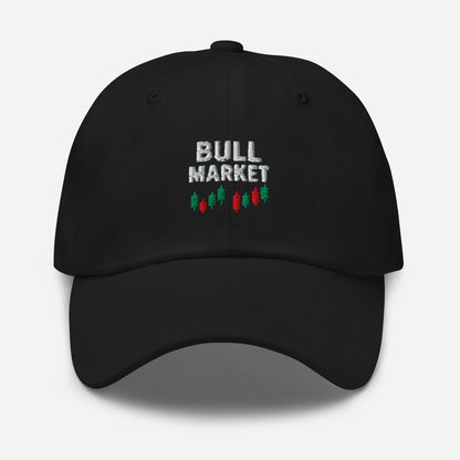 Bull Market Dad Hat: Embroidered Stock Trader Cap