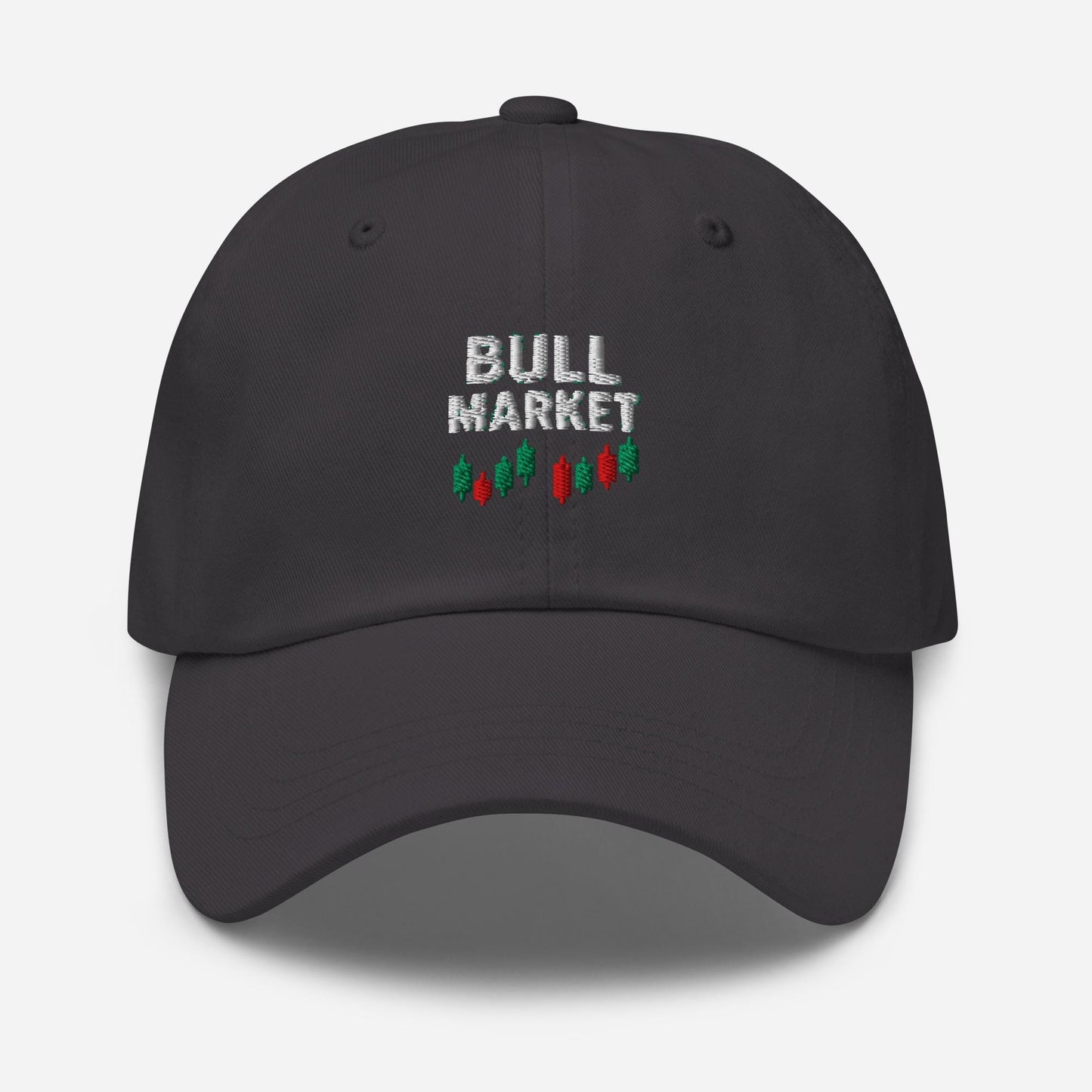 Bull Market Dad Hat: Embroidered Stock Trader Cap