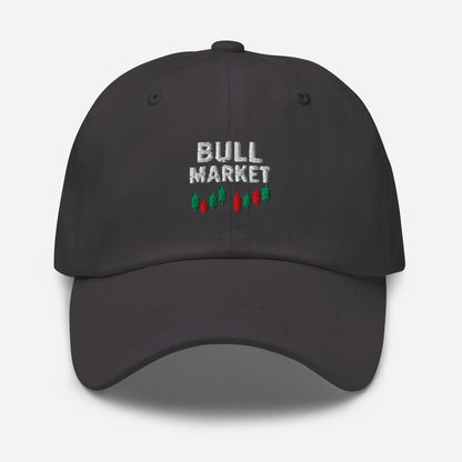 Bull Market Dad Hat: Embroidered Stock Trader Cap
