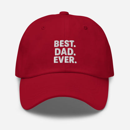 Best Dad Ever Hat New Dad Gift | Funny Father's Day Baseball Cap | Dad Life Birthday Gift For Him