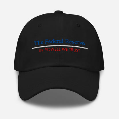 In Powell We Trust Dad Hat: Finance Humor Gift