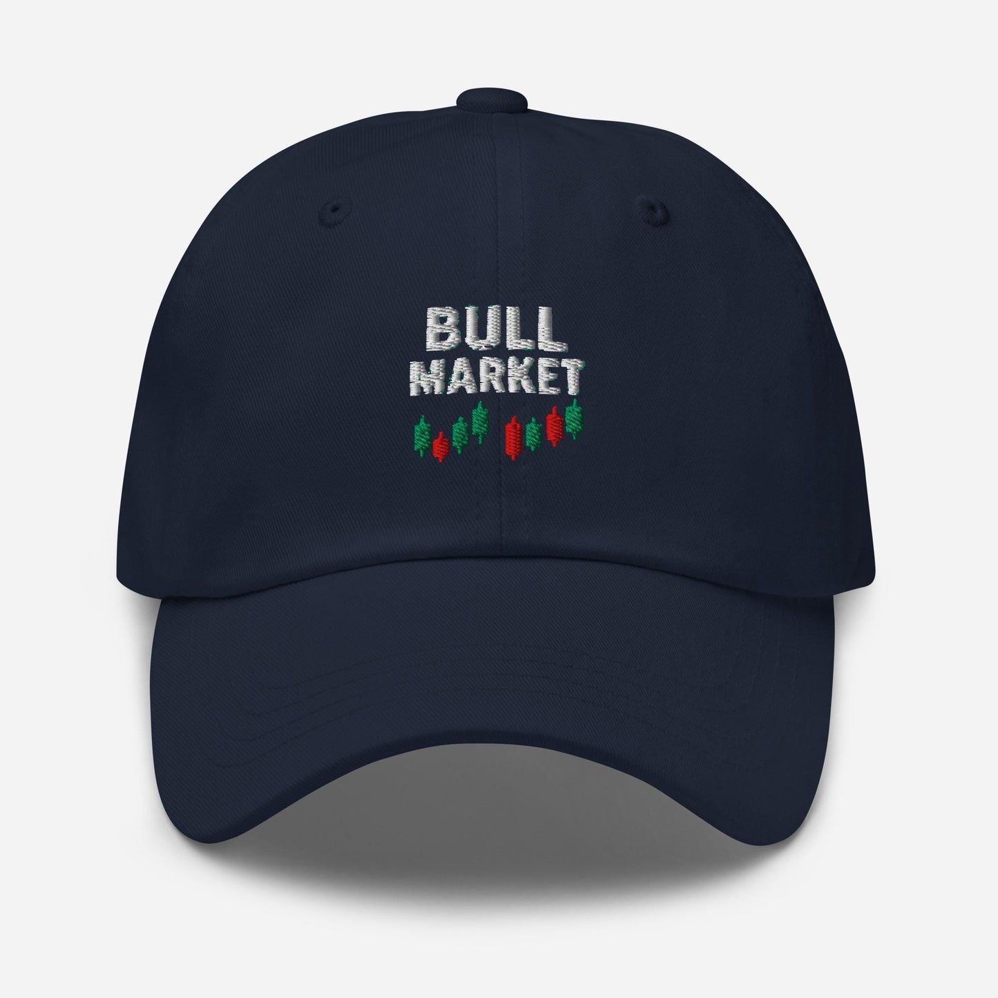 Bull Market Dad Hat: Embroidered Stock Trader Cap