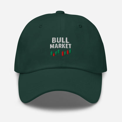 Bull Market Dad Hat: Embroidered Stock Trader Cap
