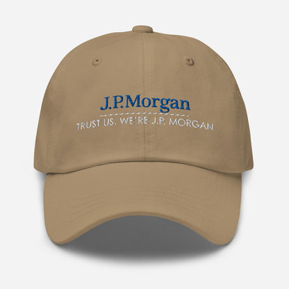 JP Morgan Parody Dad Hat: Finance Humor Gift
