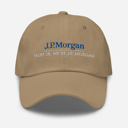 JP Morgan Parody Dad Hat: Finance Humor Gift